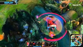 AHQ Ziv & SKT MaRin 1v1 SOLO KILL Scene ( S5 WC Quarter-final G#3 ) screenshot 4