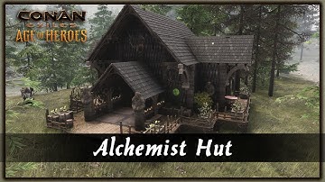 HOW TO BUILD A ALCHEMIST HUT [SPEED BUILD] - CONAN EXILES