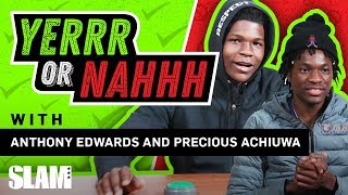 Anthony Edwards & Precious Achiuwa are ALL IN on Luka Doncic | SLAM YERRR or NAHHH