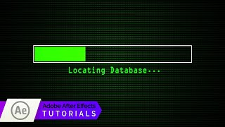 Adobe After Effects Tutorial | Digital Loading Bar Animation Tutorial