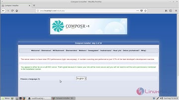 How to install Composer CMS on Linux Mint 18.3