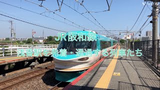 【続々通過！】JR阪和線 浅香駅を発着・通過する列車たち