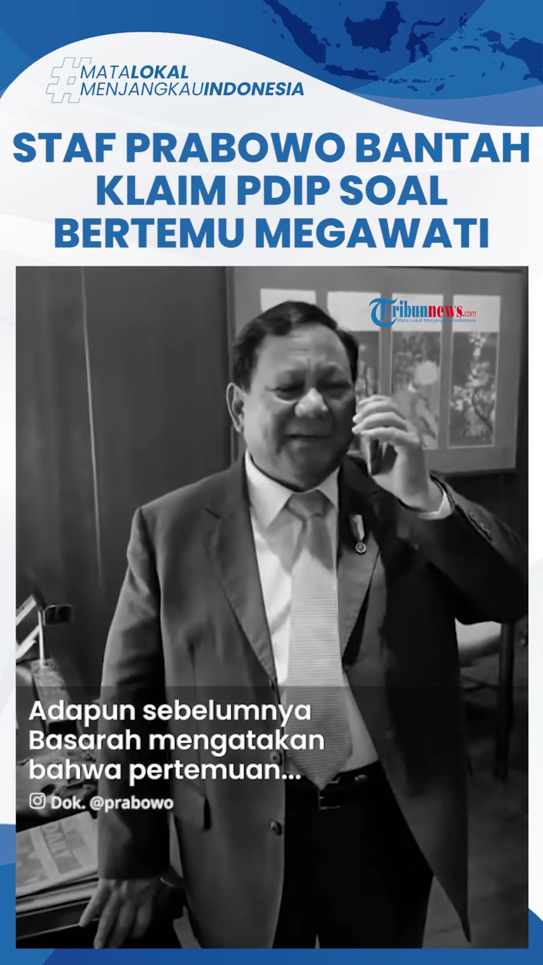 Staf Kepresidenan Bantah Klaim PDIP yang Sebut Pertemuan Prabowo dan Megawati Tinggal Tunggu Waktu