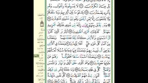 الصفحة (324) من المصحف الشريف ( سورة الأنبياء - مشروع حفظ القرآن الكريم )