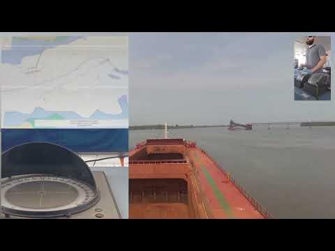 Ship docking video - 3 combo view #ship #manouvers #steeringwheel # ...