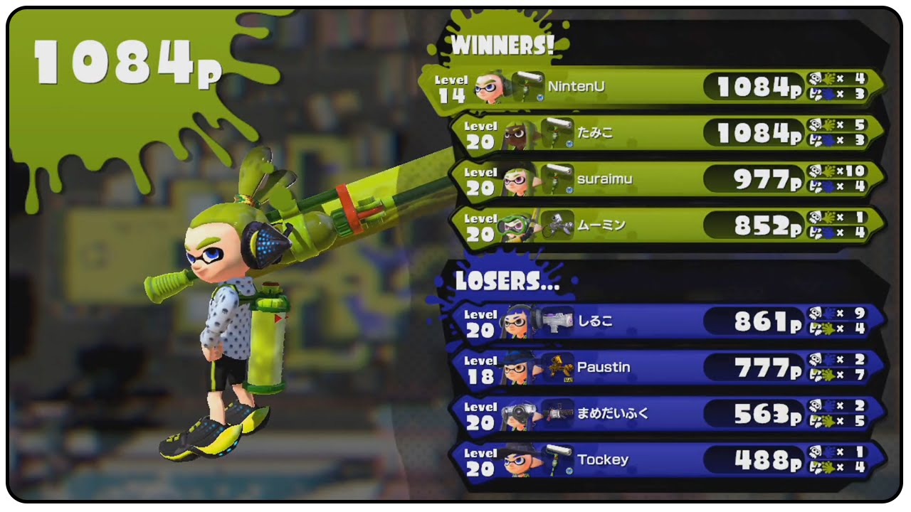 Splatoon Online Gameplay (Krak on Splat Roller) - YouTube