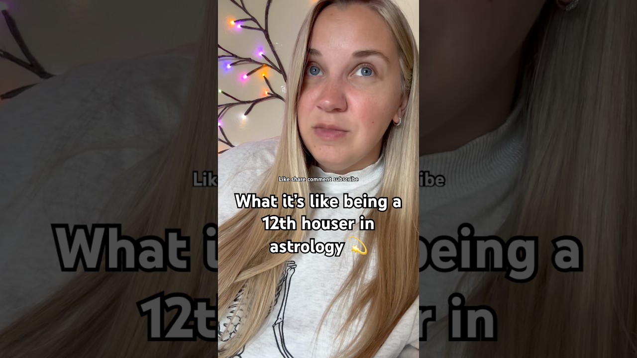 What the 12th house is astrology actually feels like #astrology #12th