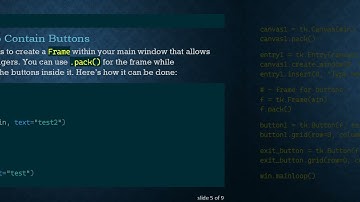 Understanding the .grid() Error in Tkinter: How to Organize Your Buttons Correctly