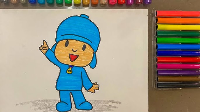 ✍🏻Vamos Desenhar e Colorir o Pocoyo e seus Amigos