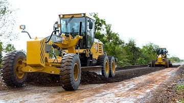 Impressive AWESOME Processing New Road Construction With Skill Operate Motor Grader & Road Roller