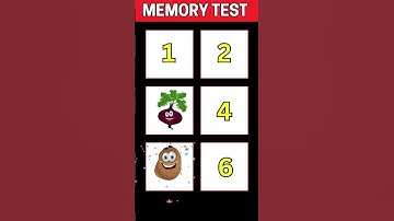 Test Your Memory Power  Guess The Correct One ! | #shorts #riddles [ Memory Test Puzzles ]