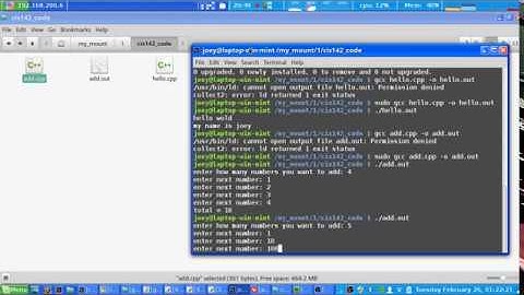 How to install and use gcc on linux
