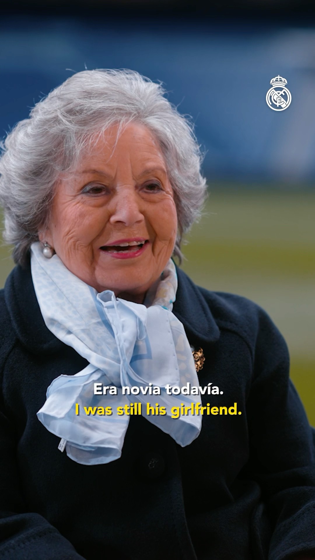 ? Estela, a lifelong Madridista. #RealMadrid #InternationalWomensDay #DíaInternacionalDeLaMujer