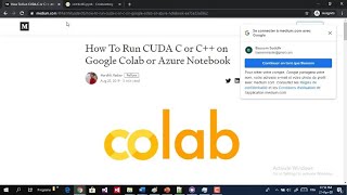 Running and configuring CUDA and OpenCV C++ on Colab Cloud