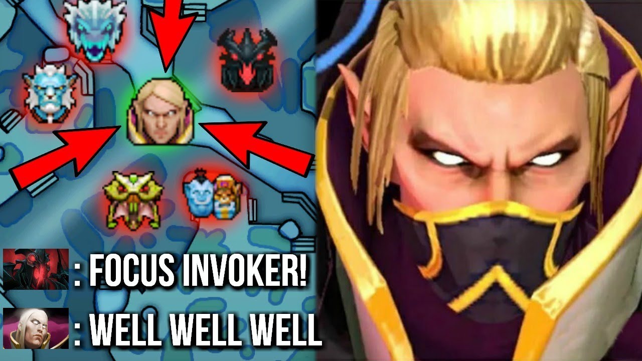 EPIC SumiYa The Best Invoker vs Hard Team Brutal Combo Crazy Game Comeback WTF Dota 2
