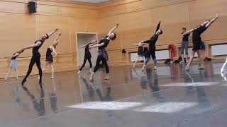 The Master class of Lagunov Valery.  Ballet class. Ballet lesson in Bolshoi