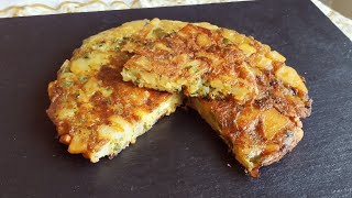 ستعشقون أكل البطاطس بعد معرفتكم هذه الطريقة /Spanish omelette recipe/فكرة رائعة للغذاء أو العشاء