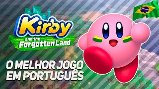 O MELHOR JOGO DO ANO AGORA EM PORTUGUÊS! Kirby and the Forgotten Land no  Emulador de Switch 