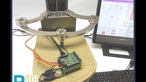 Parallel Scara Robot Arm controlled by Pulse Train Hat for Raspberry Pi