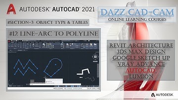 #12. HOW TO CONVERT LINE | ARC TO POLYLINE IN AUTOCAD 2021? || AUTO-CAD_2021 TUTORIAL IN HINDI ||