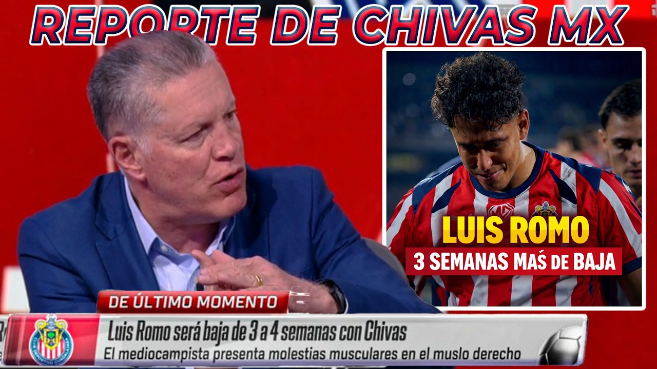 Reporte de Chivas: ROMO LESIONADO 3 Semanas: ¿Error grave de Milito al ponerlo contra Toluca?