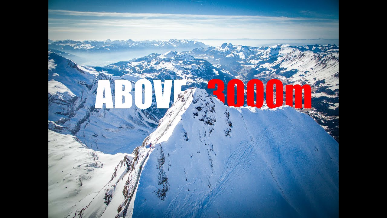 Above 3000m (Aerial Video of Glacier 3000 on swiss alps in 4k )