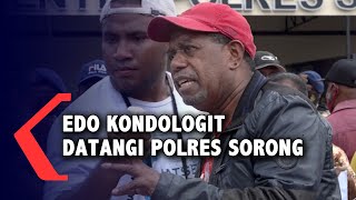 Edo Kondologit Datangi Polres Sorong Soal Iparnya Meninggal Saat Ditahan