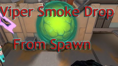 Viper smoke Drop from Attacker Spawn on Fracture lineup