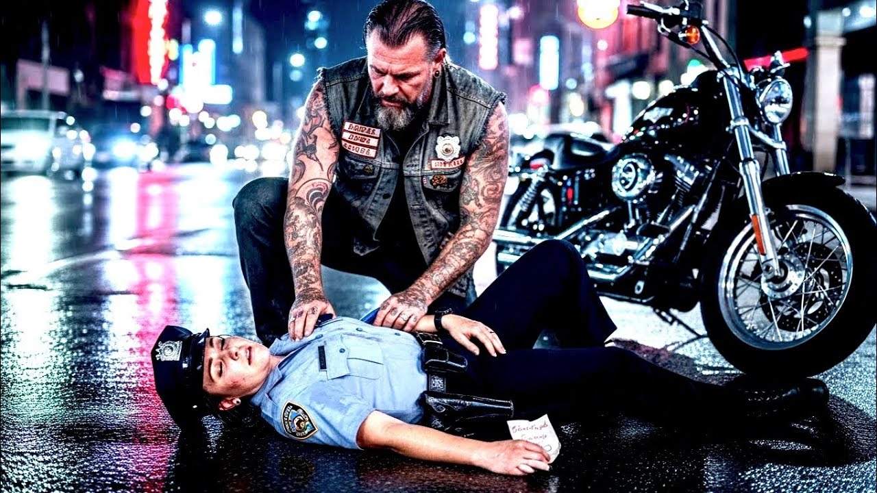 . A Sick Female Cop Collapsed on the Street — A Hells Angel’s Action