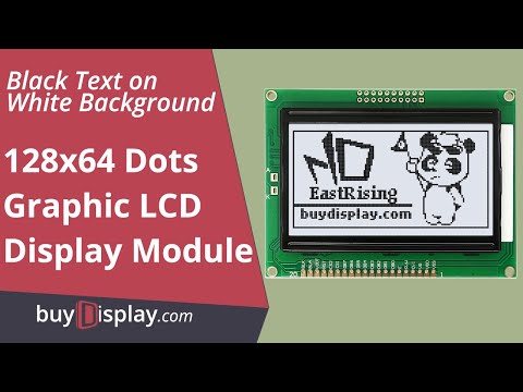2.9 inch Low Cost White 128x64 Graphic Display LCD Module KS0108