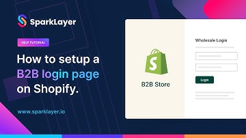 SparkLayer B2B Login & Register