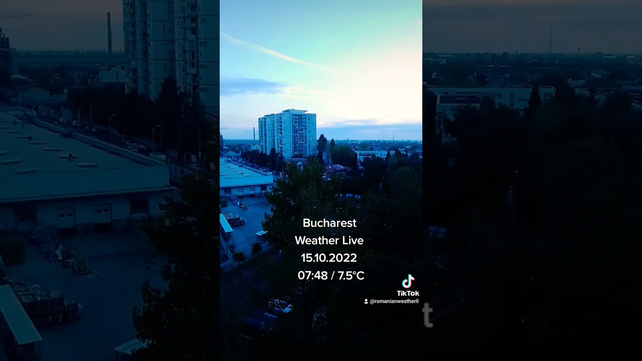 Bucharest Weather Live 15.10.2022 P1 - YouTube
