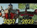 Evolution of optimus prime in transformers movies 20072023