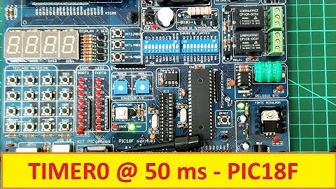 PIC18F4520 - HOW TO SET TIMER0 - STEP-BY-STEP- MikroC Pro for PIC - Episode#01