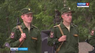 На станции Раменцы захоронили останки бойцов Красной Армии На станции Раменцы захоронили останки бойцов Красной Армии