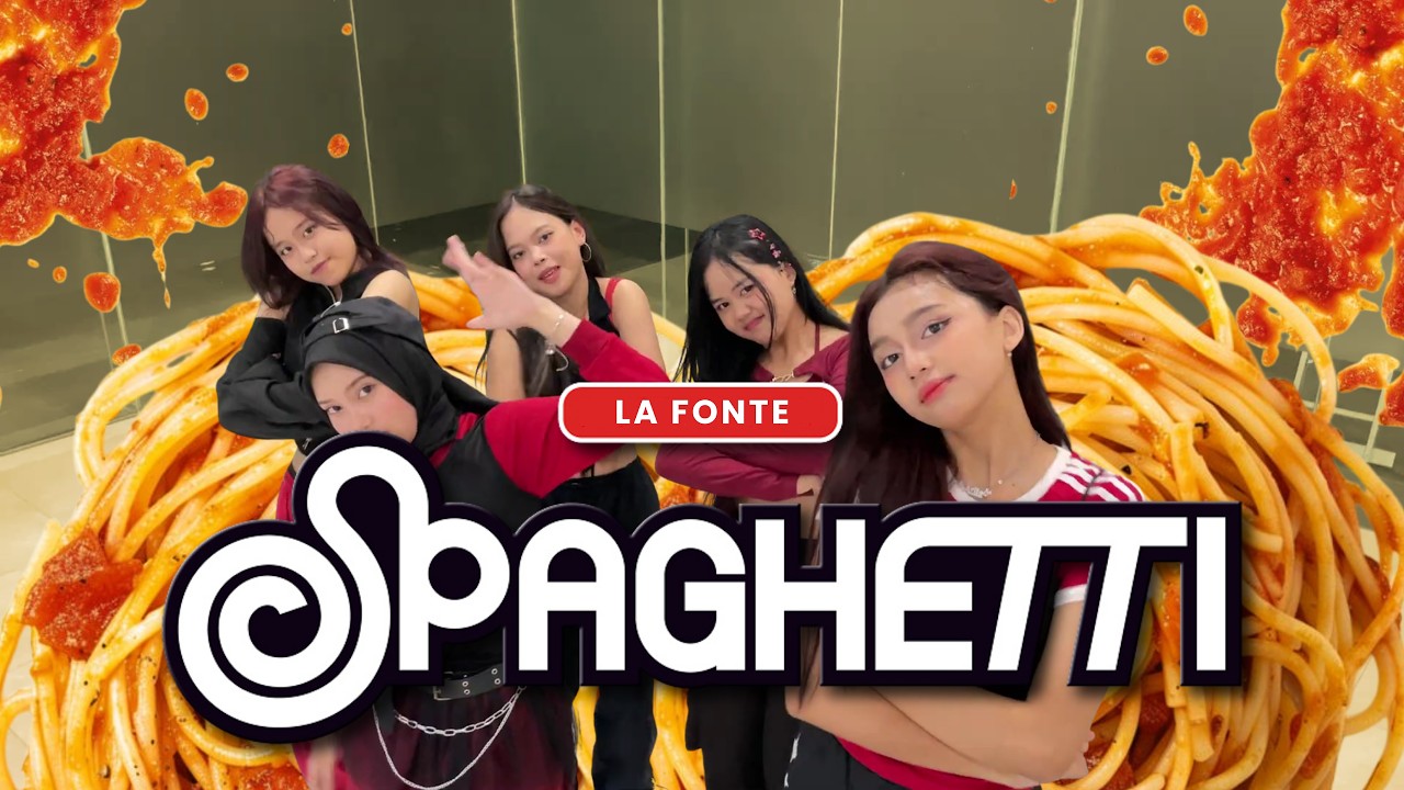 Watch LE SSERAFIM (르세라핌) 'SPAGHETTI (feat. j-hope of BTS)' cover by LA FONTE from Indonesia on YouTube Watch LE SSERAFIM (르세라핌) 'SPAGHETTI (feat. j-hope of BTS)' cover by LA FONTE from Indonesia on YouTube