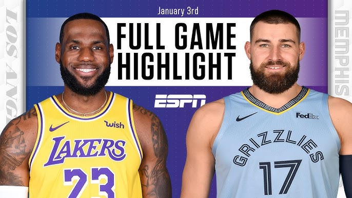 Los Angeles Lakers Vs Memphis Grizzlies Full Game Highlights Nba On Espn Youtube