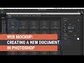 01 Web Mockup: Creating a New Document in PhotoShop