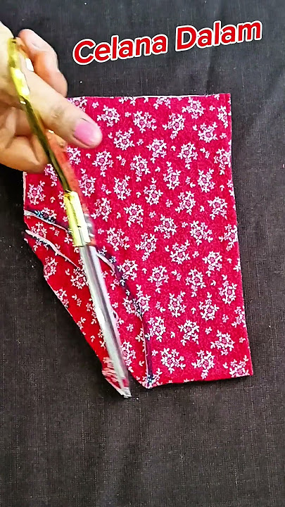 Cara Mudah Membuat Celana Dalam. #tutorial #diy #fashion #design  #shorts