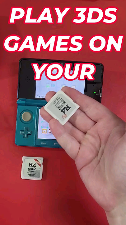 Play 3DS Game On Your R4 Card How To