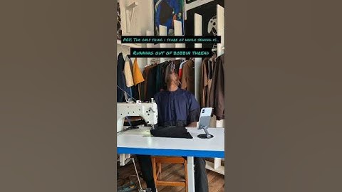 POV: The only thing i scare of while sewing is ... running out of bobbin thread #FatakoHouse