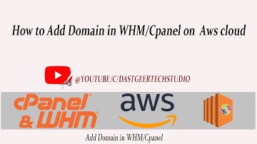 How to add domain in whm cpanel on aws cloud