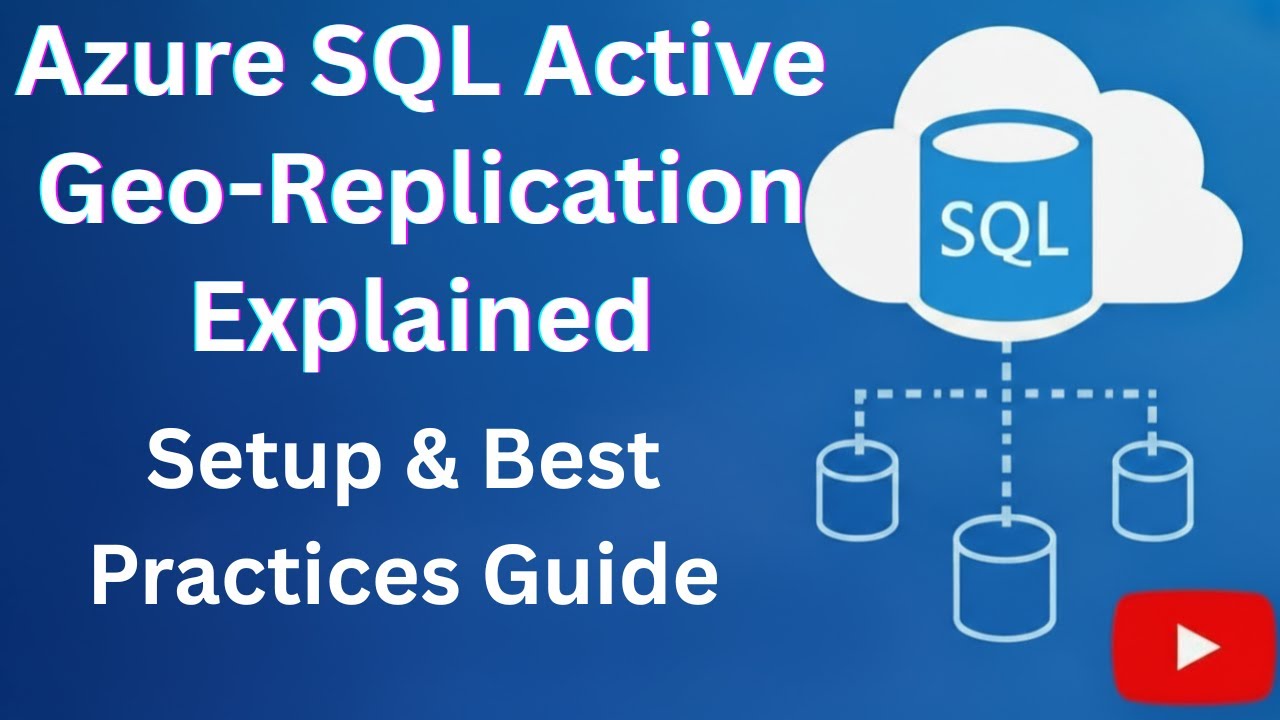 Azure SQL Active Geo-Replication Explained: Setup & Live Demo! 💻 - YouTube