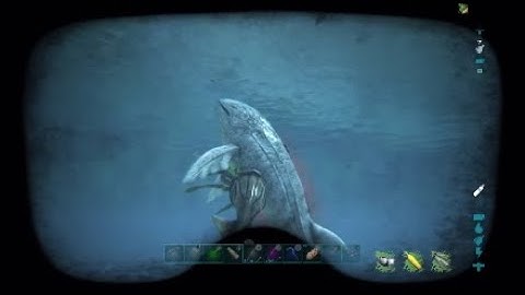 ARK solo taming a MOSASAURUS, TUSOTEUTHIS and a MEGALODON