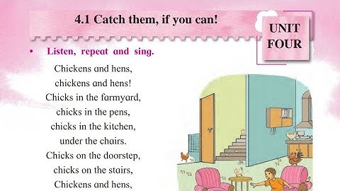Std 2 || Unit 4, 4.1 Catch them,if you can || poem reading