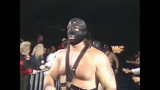 Demolition with no face paint, different entrance music and new S&M mask.