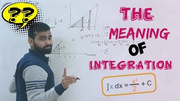 what is the meaning of Integration? || Applications of Integration