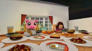 When Dora & Peppa Do a Mukbang Together [Roblox Meme Original] Cute Cookie Gaming