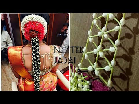 Easy method to make Bridal netted Jadai