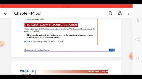 Nios 10. Maths. Chapter 14. similarity of triangles. Part 4